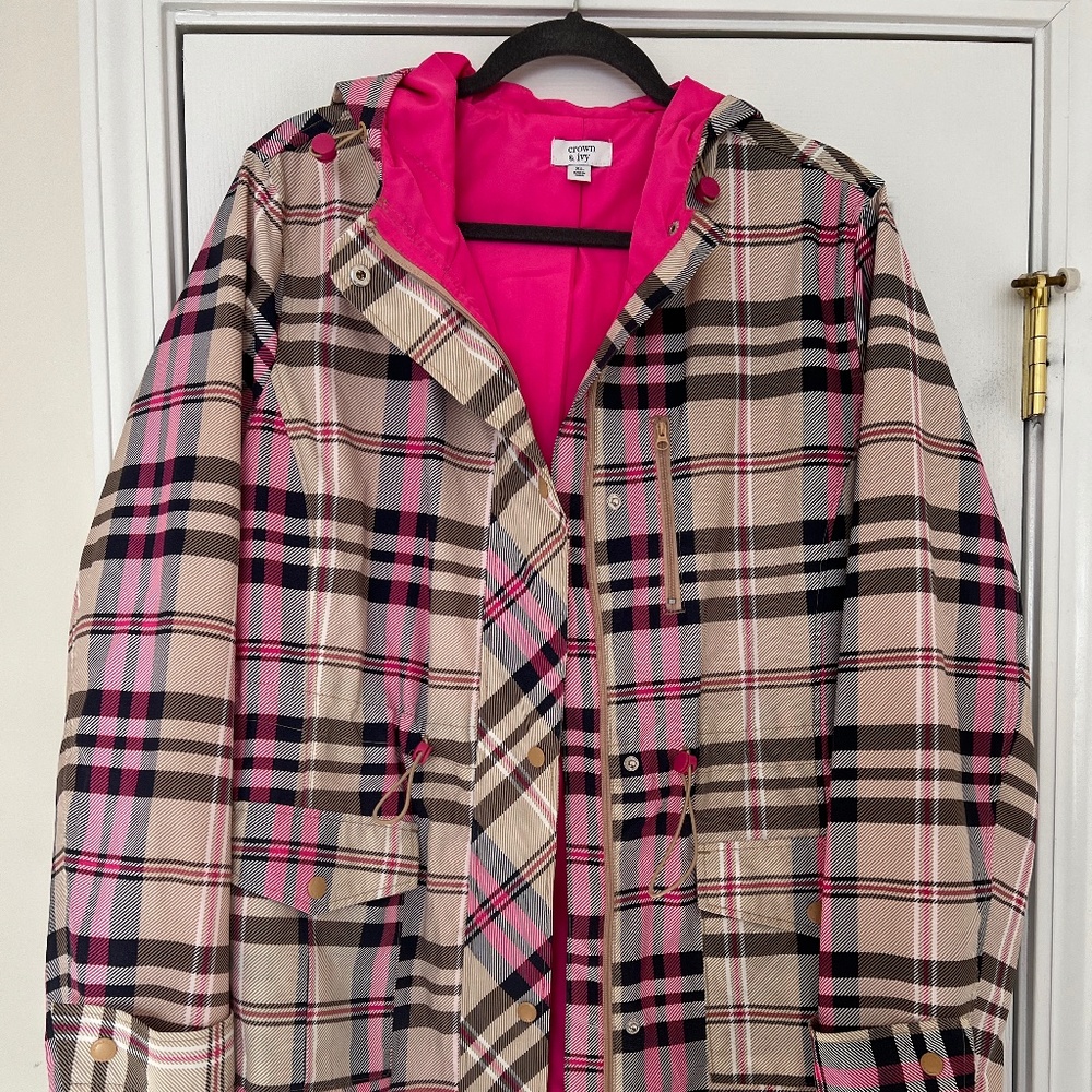 Crown and Ivy Rain Coat